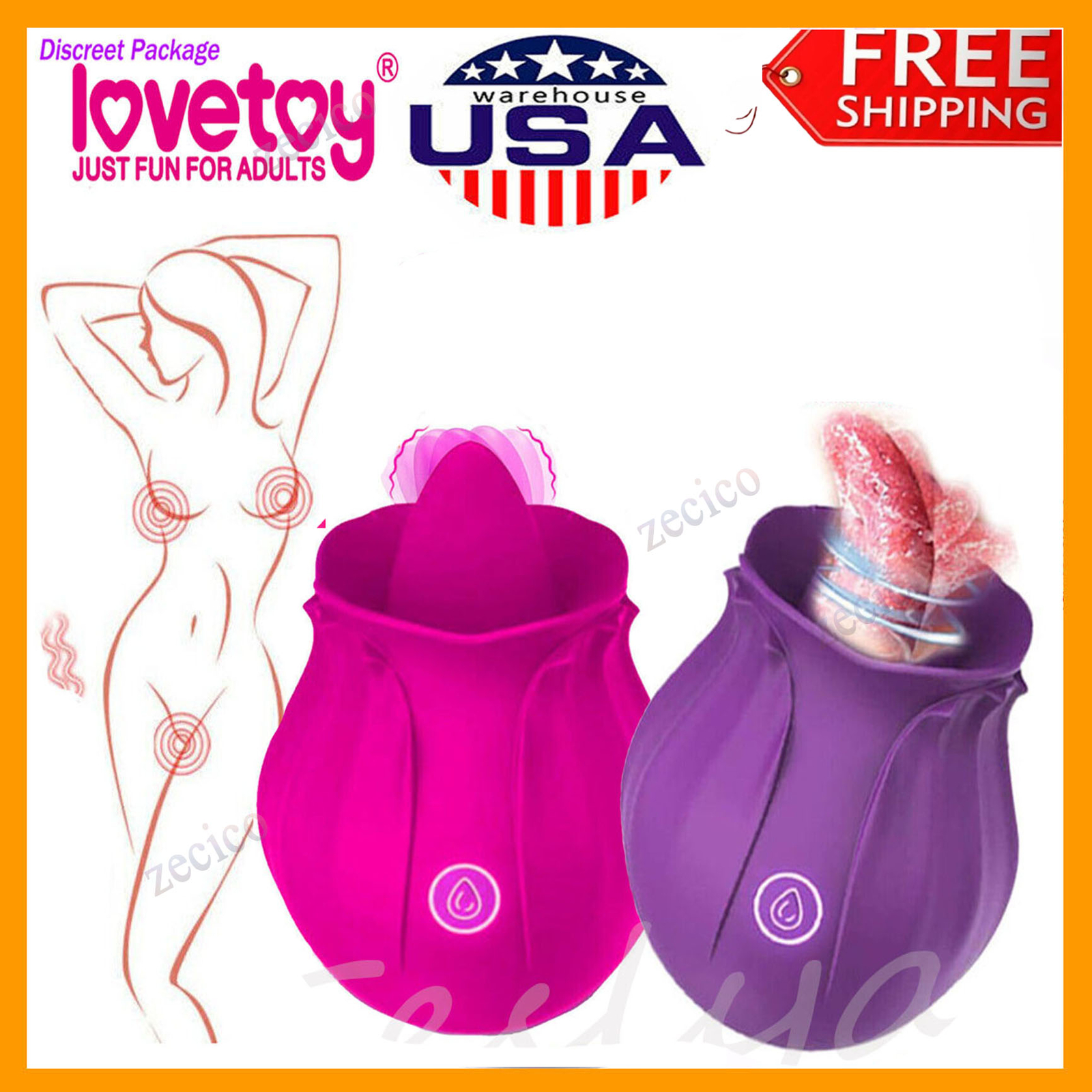 Rose Shaped Massager for Women Happy Meeting Factory Sealed Joy At The Meeting