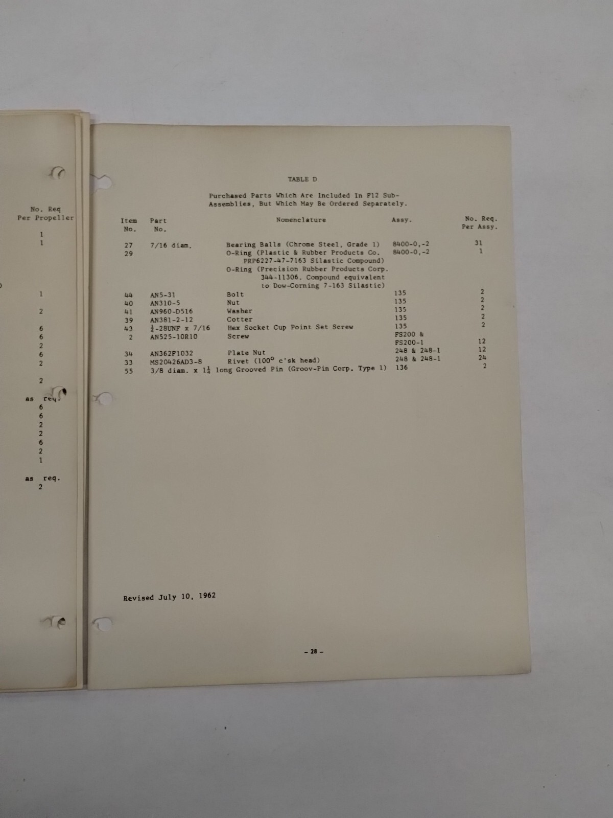 Flottorp Propellers Inspection & Maintenance & Overhaul Manual-Original
