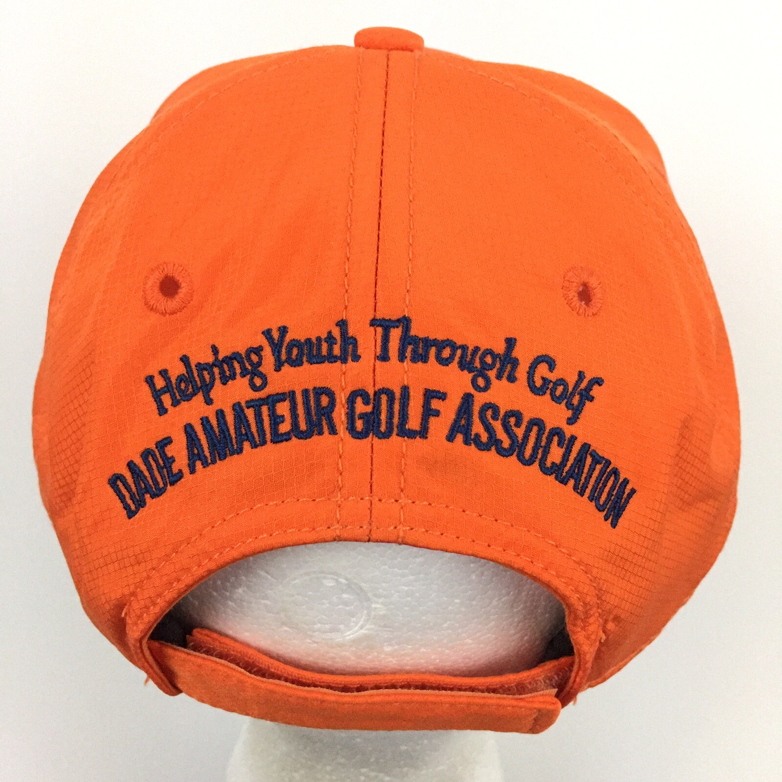 First Tee Miami FL Dade Golf Cap Spell Out Script Logo Tour Beach Baseball Hat