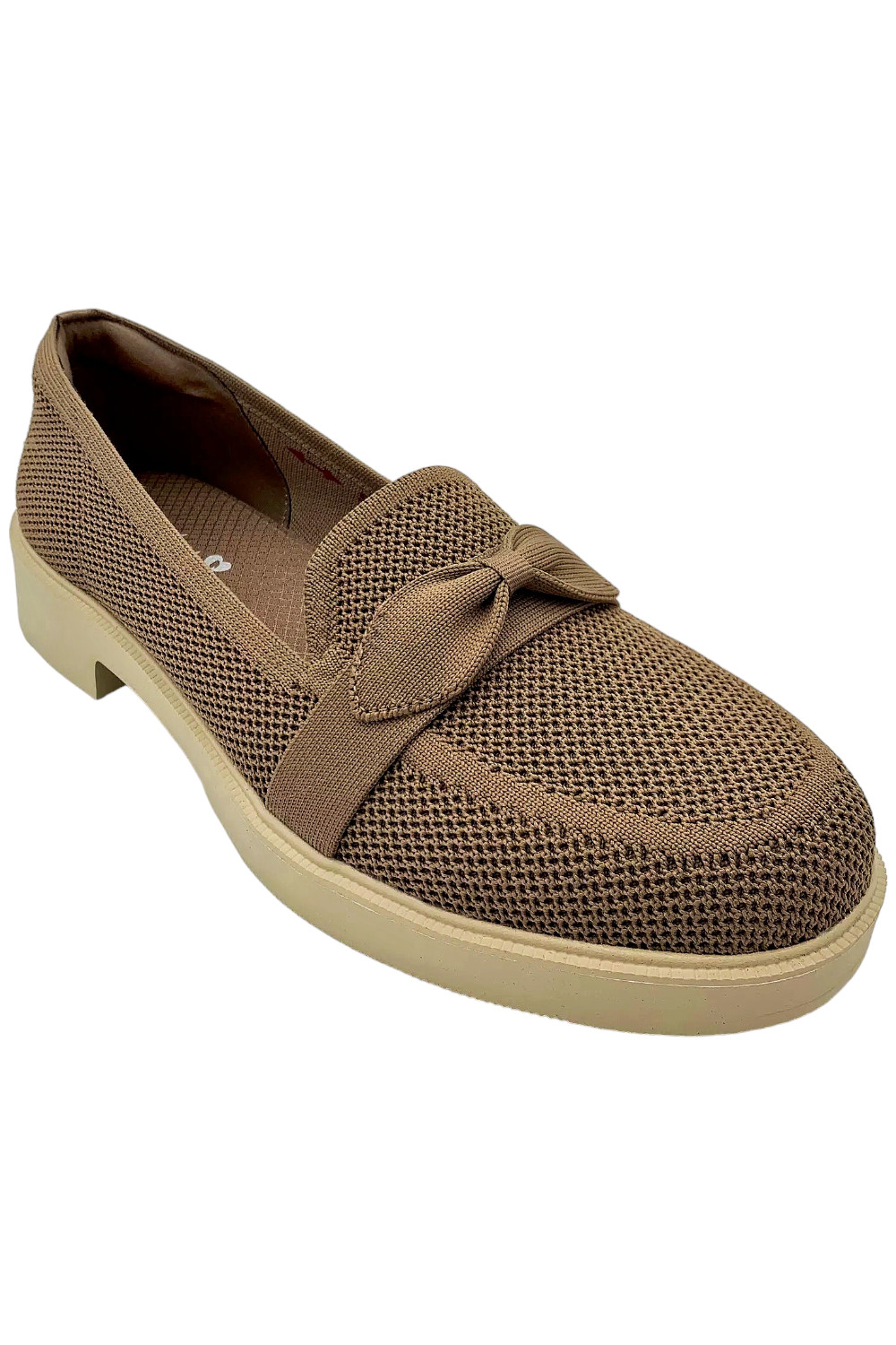 Skechers Cleo Recycled Washable Vegan Knit Loafers - Taylor Mocha