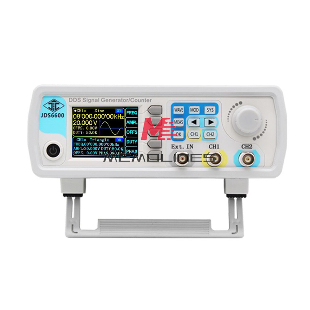 JDS6600 40MHz 14bits Dual-Channel Arbitrary Waveform DDS Signal Generator New