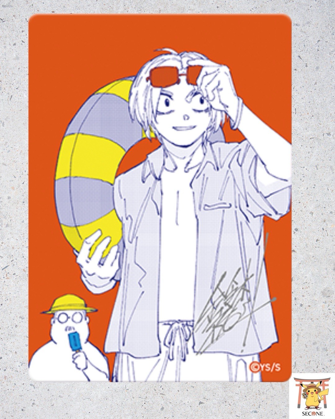 Natsucomi Summer 2026 Metakira Metallic Trading Card Sakamoto Days Shin Taro