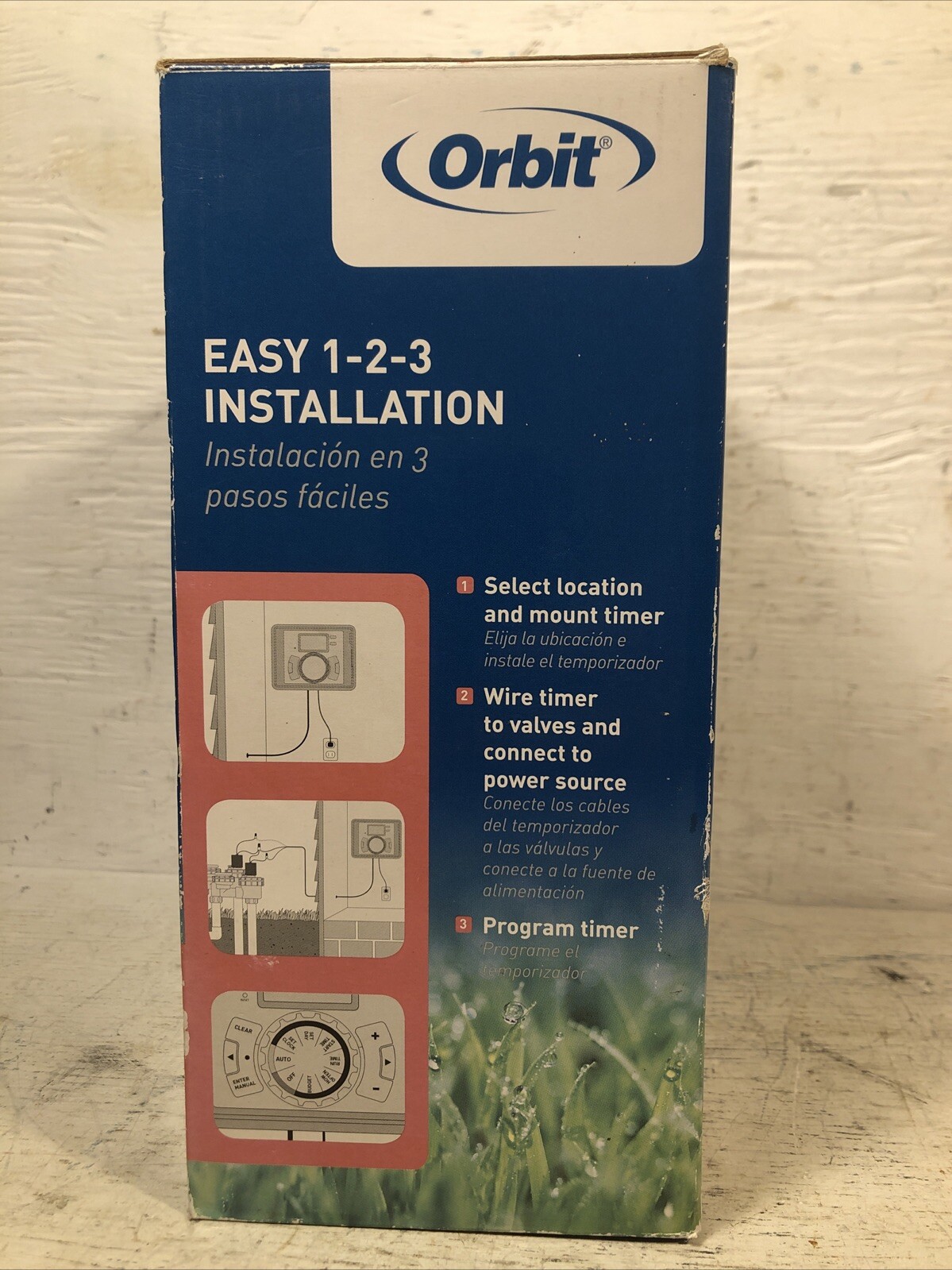 Orbit 57896 Easy-Set Logic Lawn Sprinkler Timer 6-Station 3 Programs All Weather