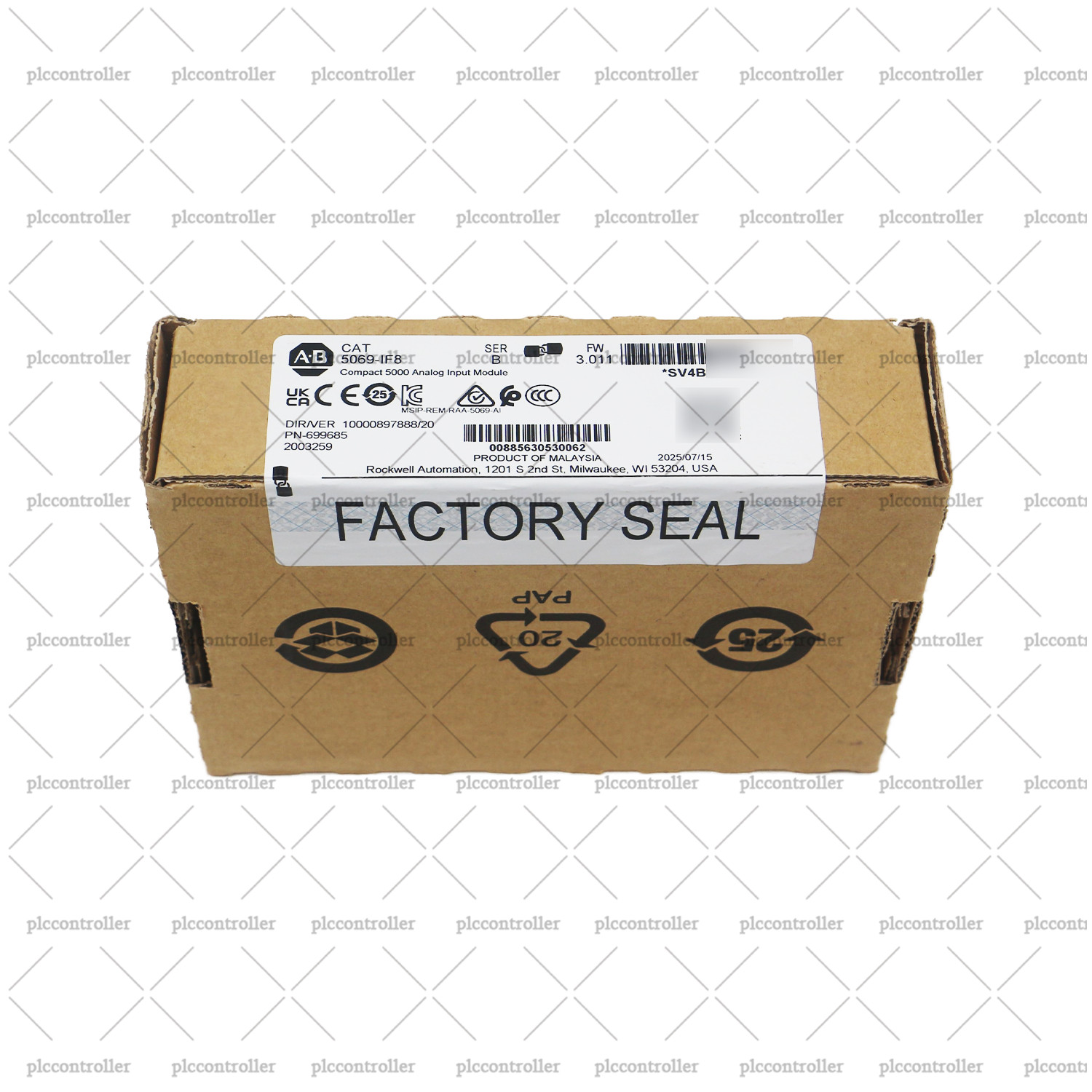 Allen-Bradley 5069-IF8 Compact I/O 8 Channel Voltage/Current Analog Input Module