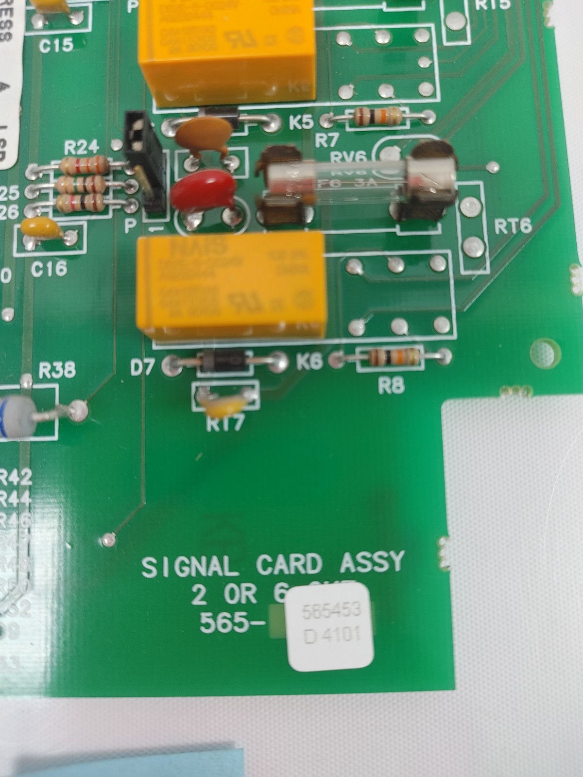 SIMPLEX 565-453 REV D SIGNAL CARD ASSEMBLY