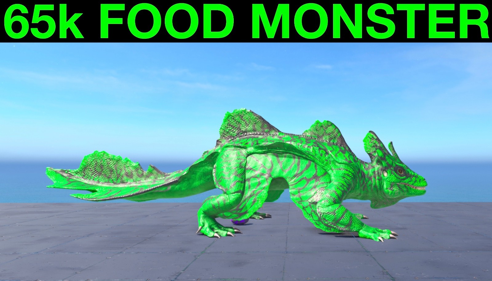 Monster 65k Food Maeguana Ark Survival Ascended ASA PVE
