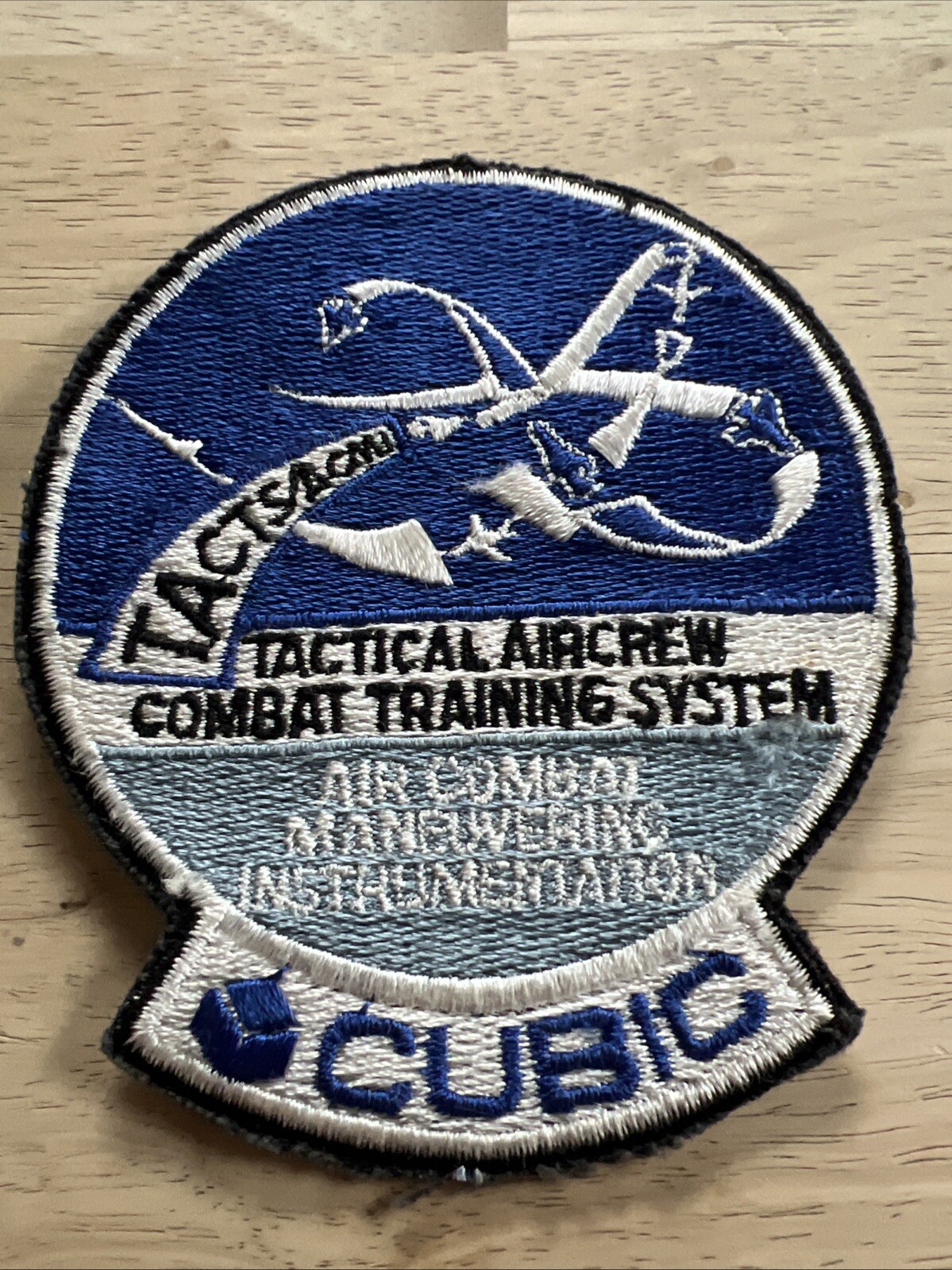 MILITARY PATCH TACTICAL AIRCREW COMBAT TRAINING SYSTEM AIR MANUEVERING CUBIC