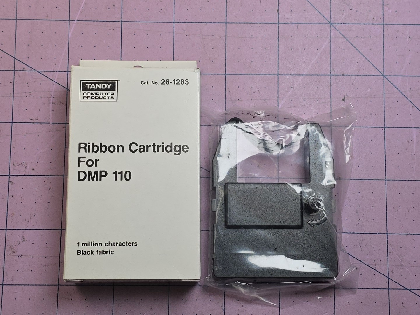 Tandy DMP 100 PRINTER RIBBON INK CARTRIDGES NOS - DRIED OUT CAT No 26-1283