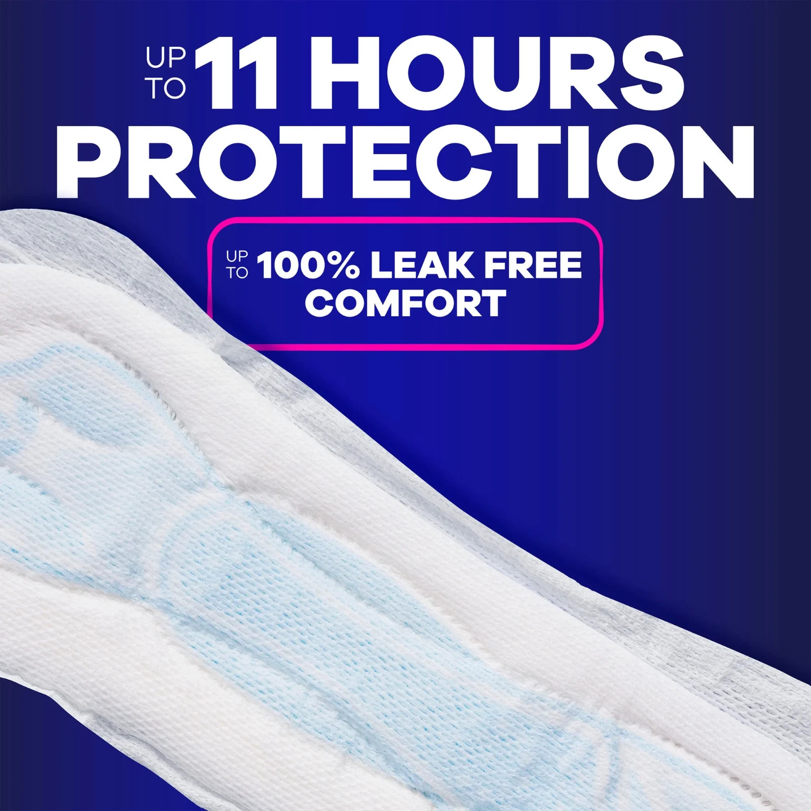 Always Maxi Pads without Wings, Size 4, Overnight Absorbency, 28 CT