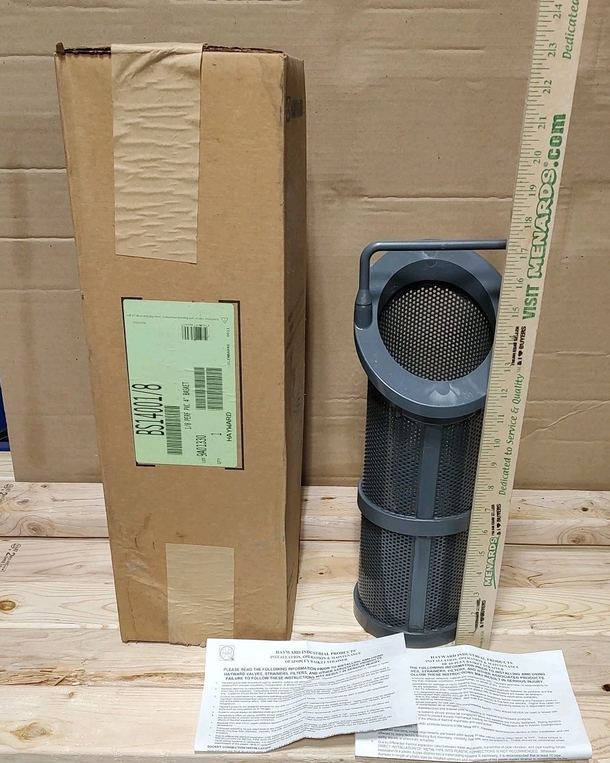 NEW HAYWARD BS14001/8 1/8" PVC PERF. REPLACEMENT fits 2-1/2", 3" & 4" Strainers