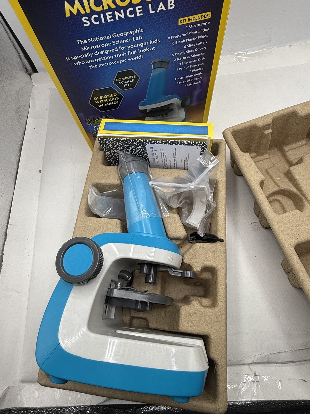 NATIONAL GEOGRAPHIC Microscope for Kids, 400x