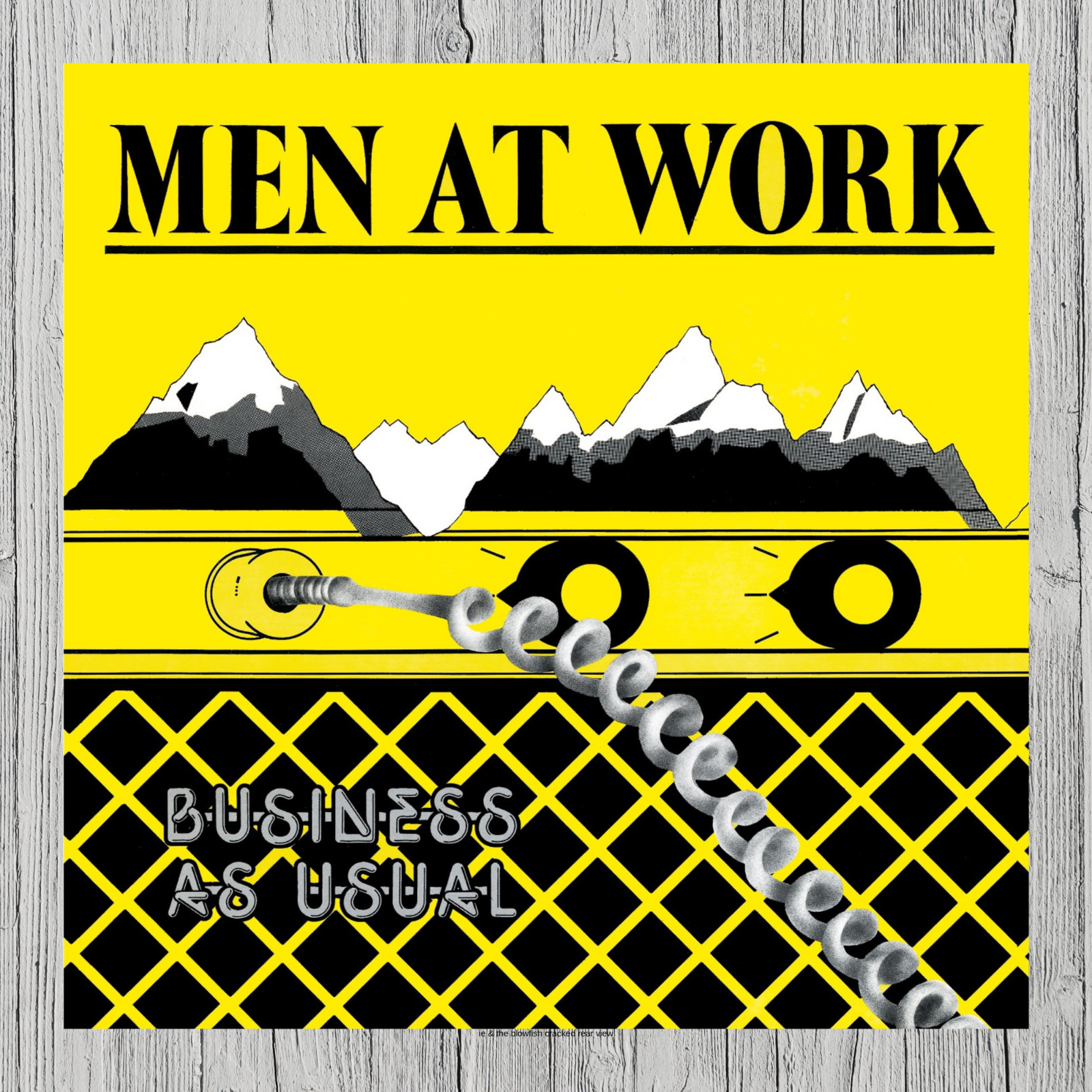 Men at Work Business As Usual Album Cover Metal Sign Poster