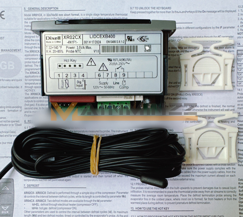 One New Dixell XR02CX-4N1F1 Digital Thermostat Controller