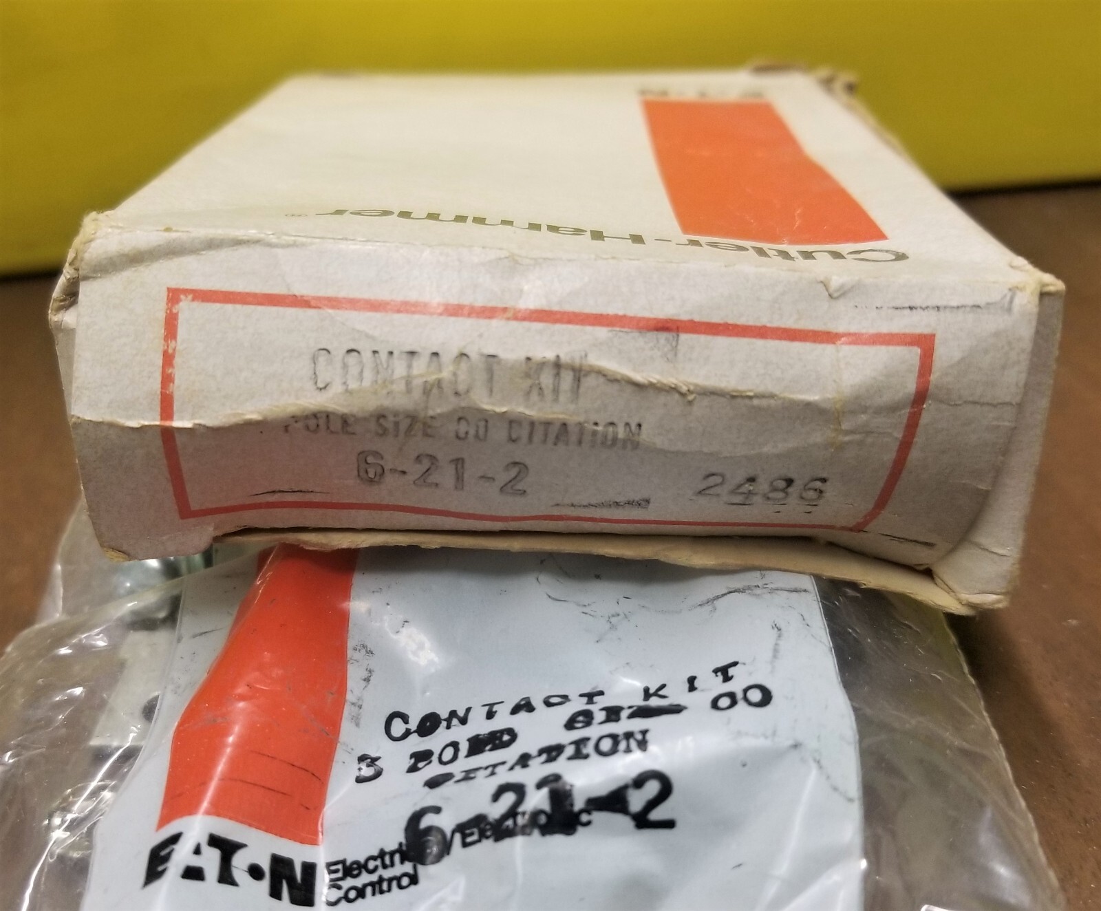 CUTLER HAMMER 6-21-2 CONTACT KIT  POLE SIZE 00 CITATION