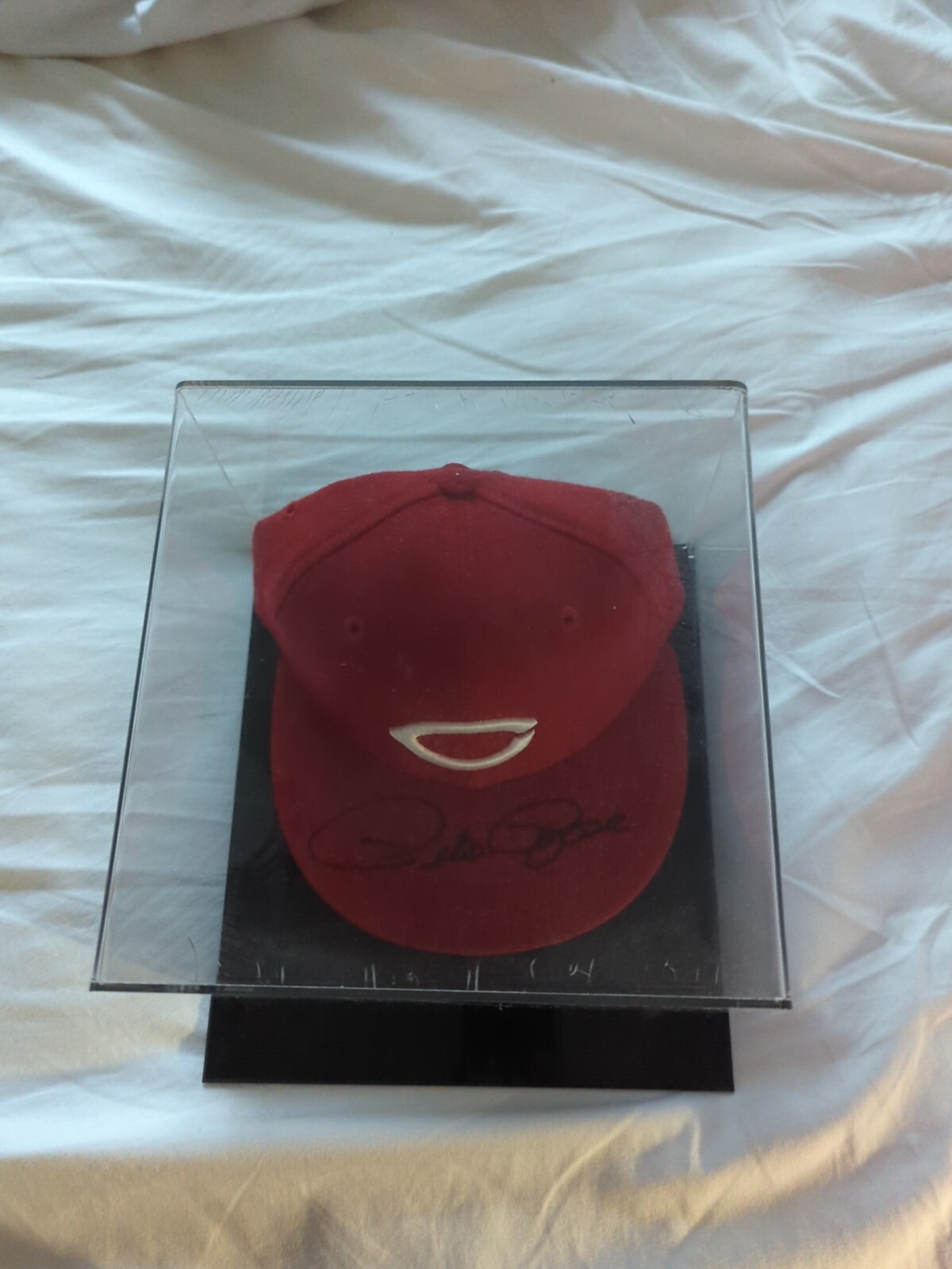 PETE ROSE AUTOGRAPH BASEBALL HAT