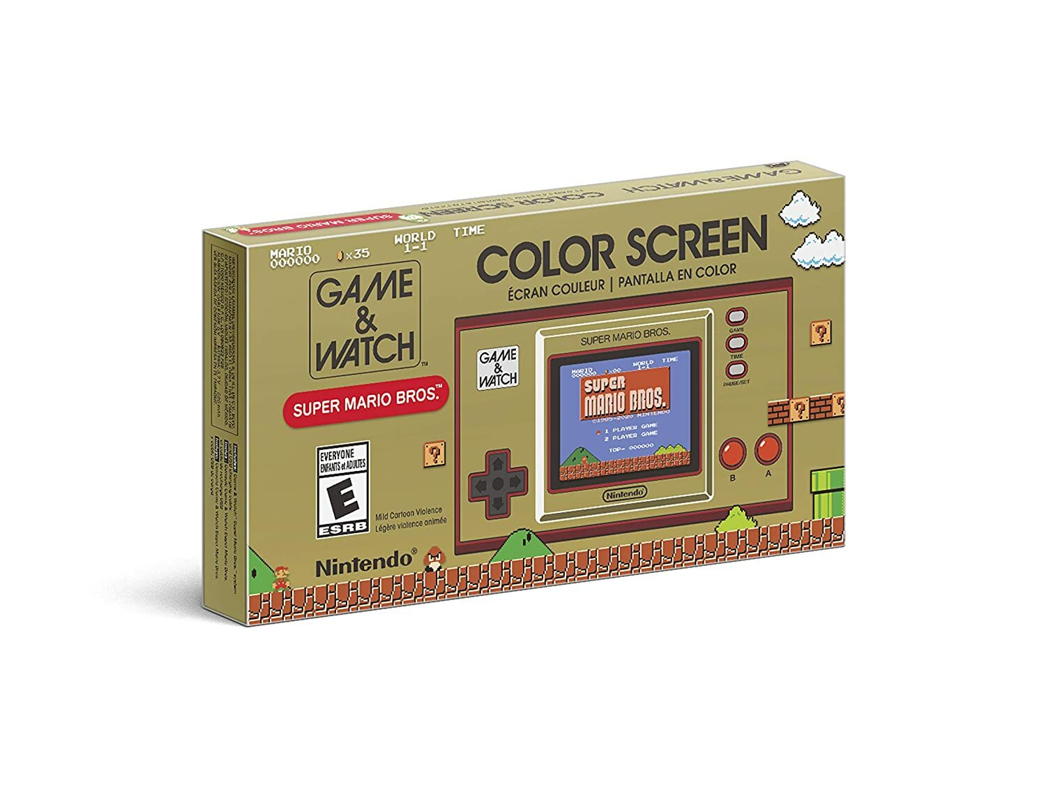 NEW Super Mario Bros Game & Watch Nintendo Handheld 35th Anniversary And