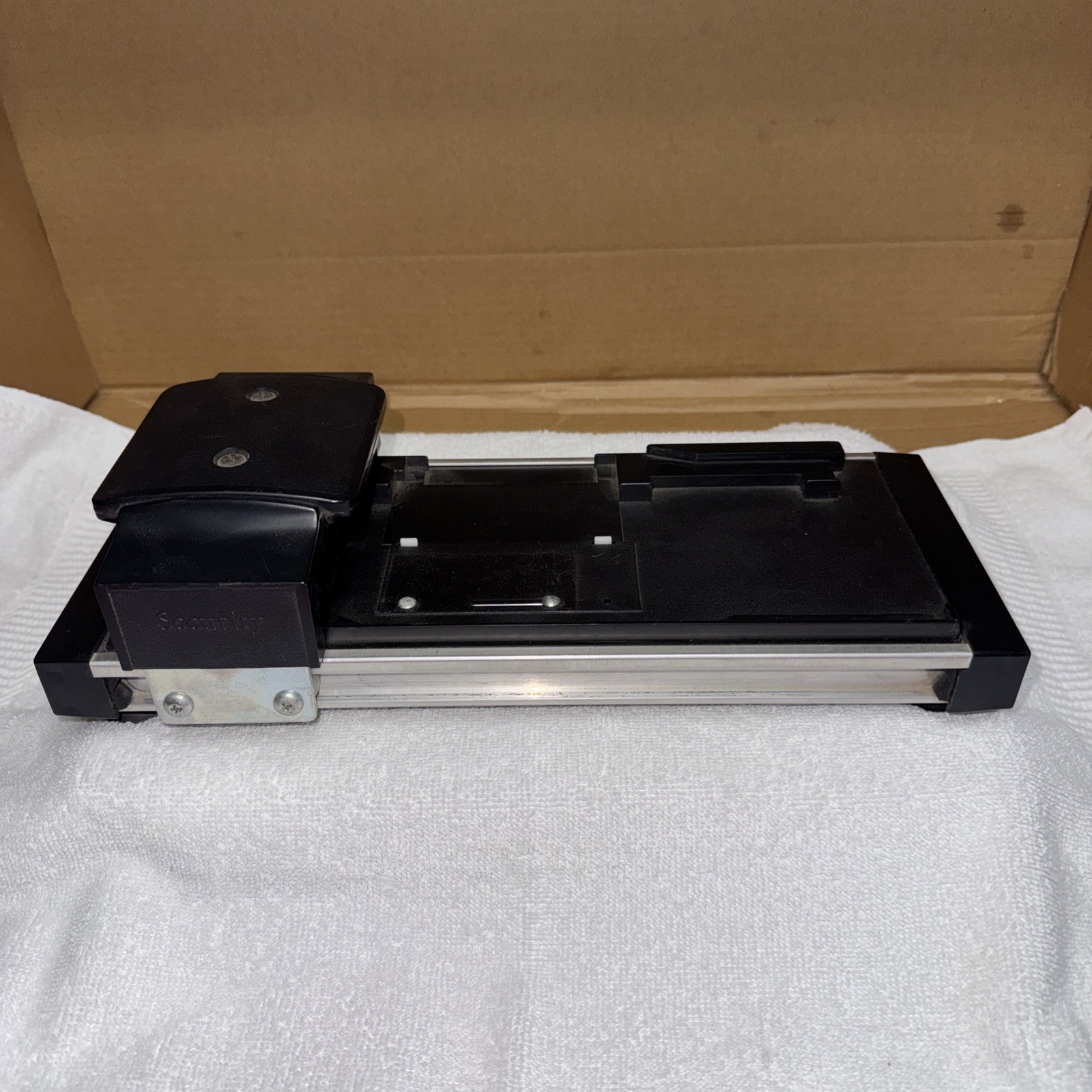 Vintage Security Imprinter Corp Credit Card Printer Slider Countertop Machine