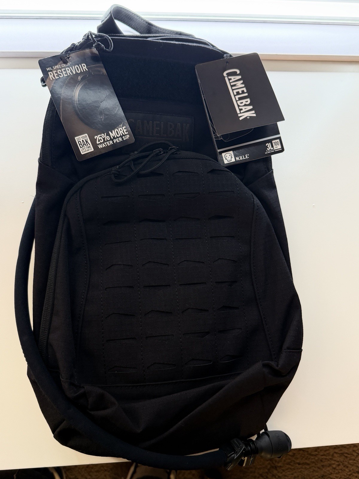 Camelbak M.U.L.E Mils Spec Crux Hydration Pack 100oz, Black