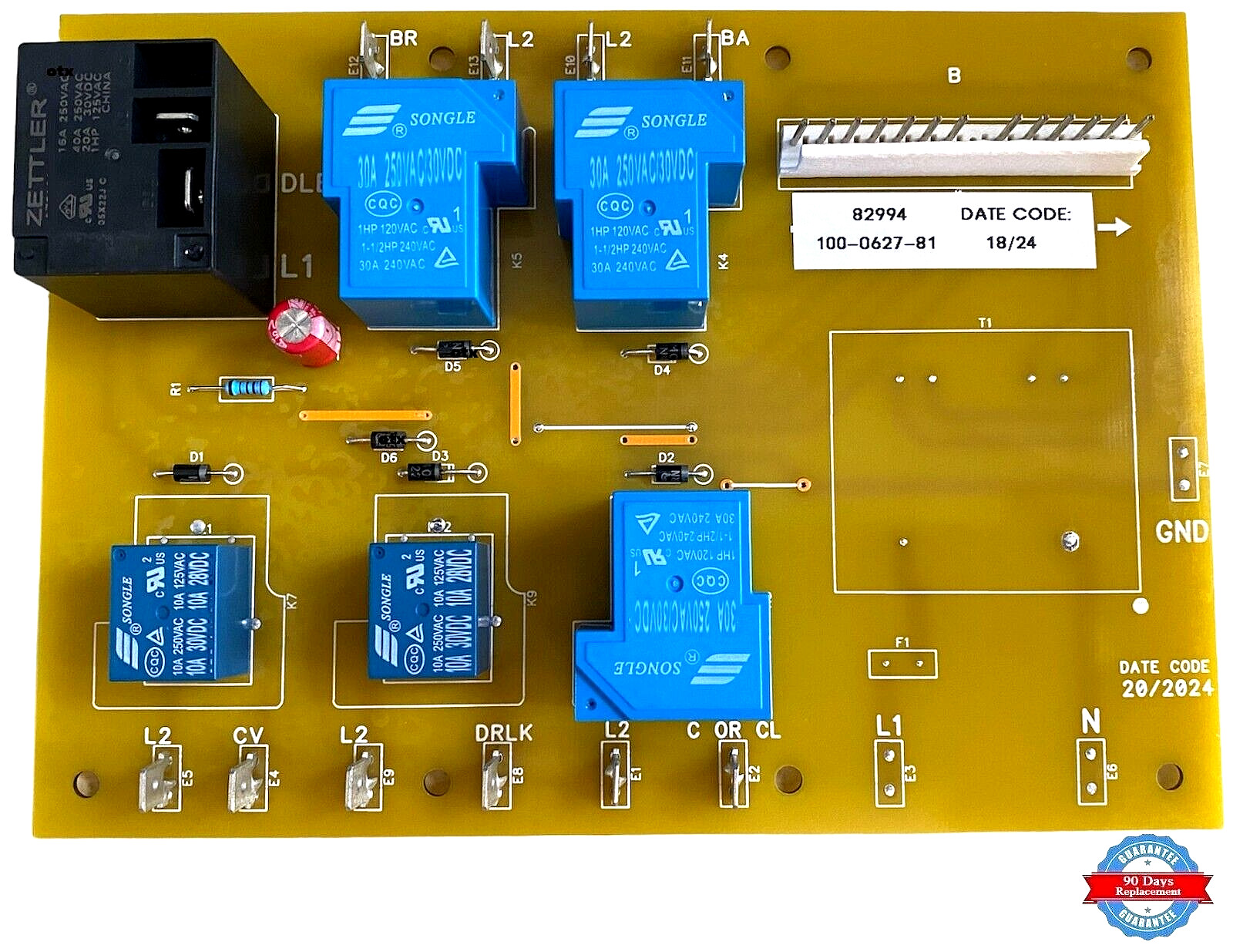 82994 "New" Dacor  DE81-04994A Control Board with "90 DAY Replacement Guarantee"