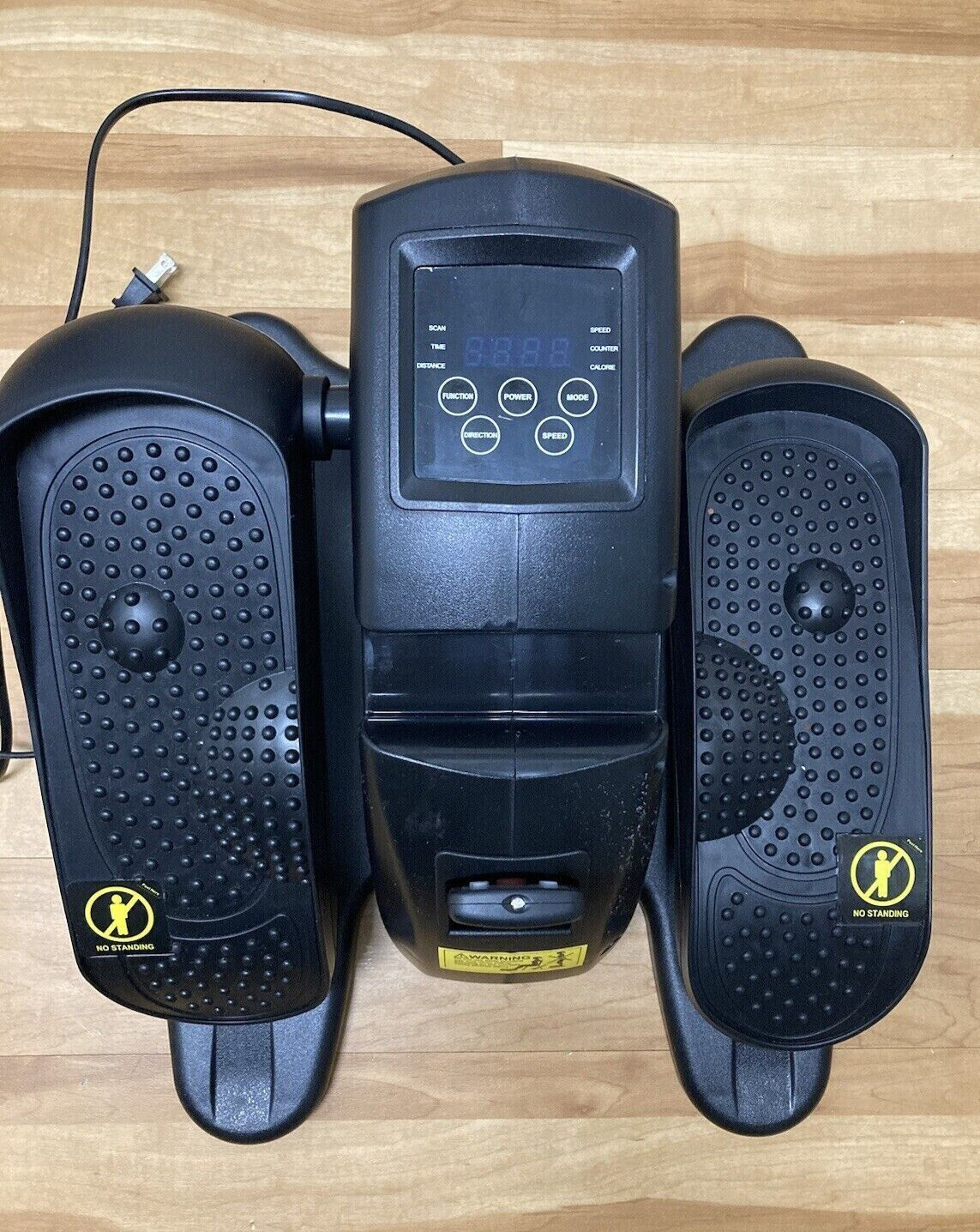 DNYSYSJ Under Desk Elliptical Machine with Remote Control, 5 Speeds, LCD Display