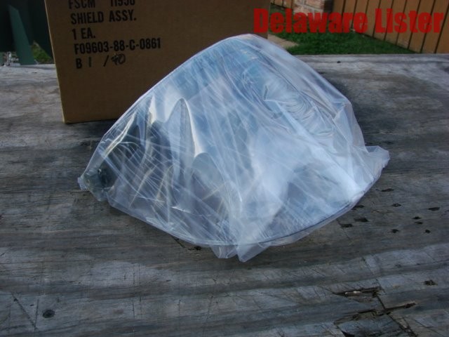 **US Military Police Paintball Riot Face Shield Helmet Visor  M1 PASGT NOS (New)