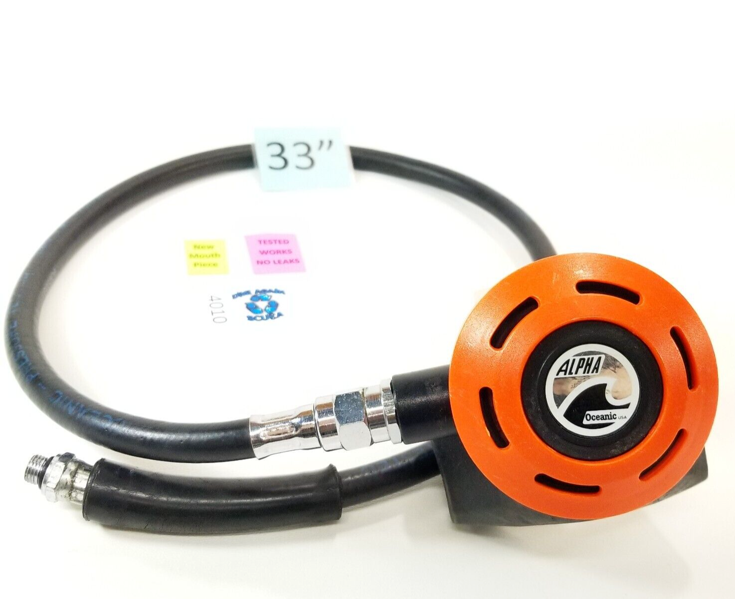 Oceanic Alpha Primary or Octo 2nd Stage Regulator Scuba Dive Orange Octopus 4010