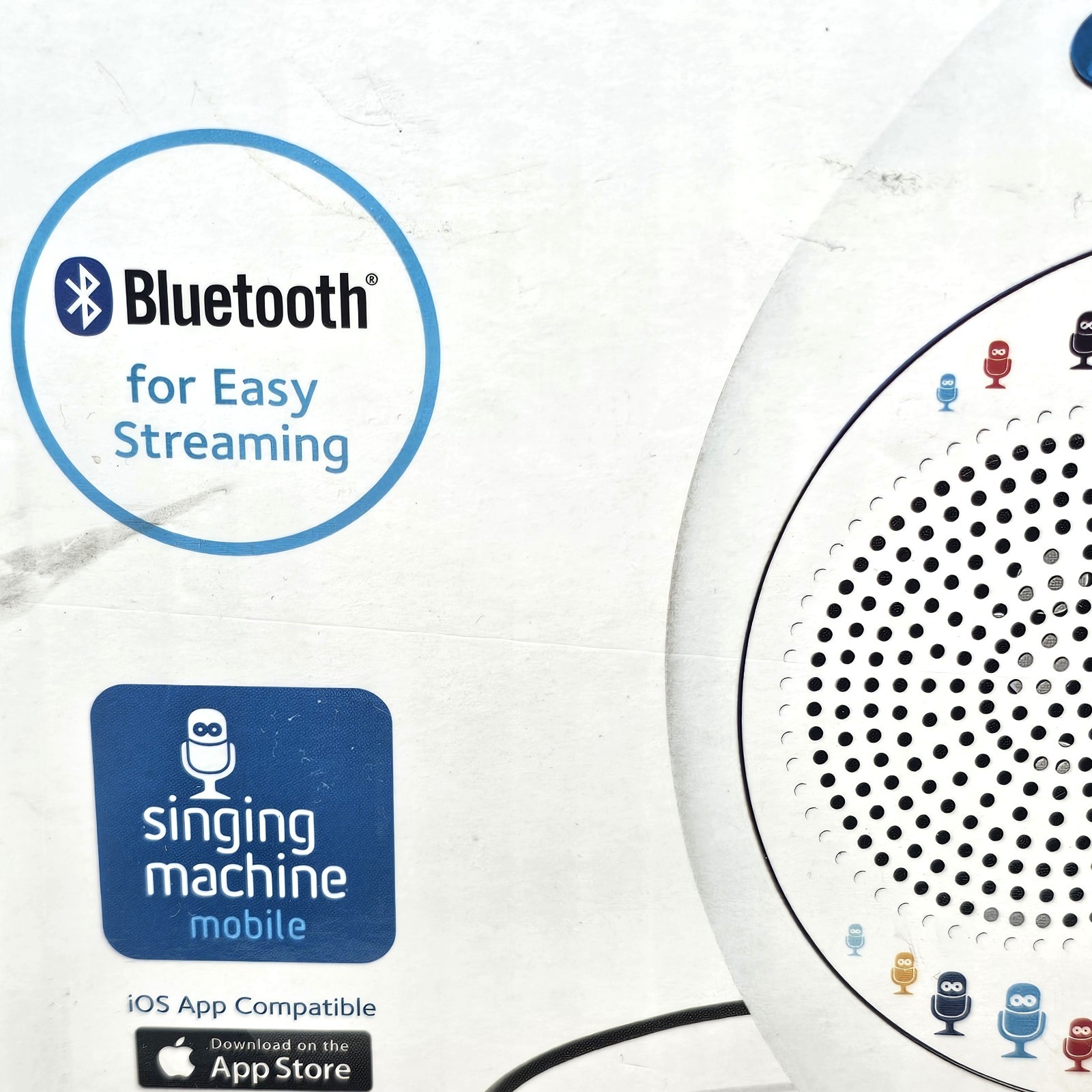 The Singing Machine Karaoke System Portable Bluetooth App Compatible TABEOKE