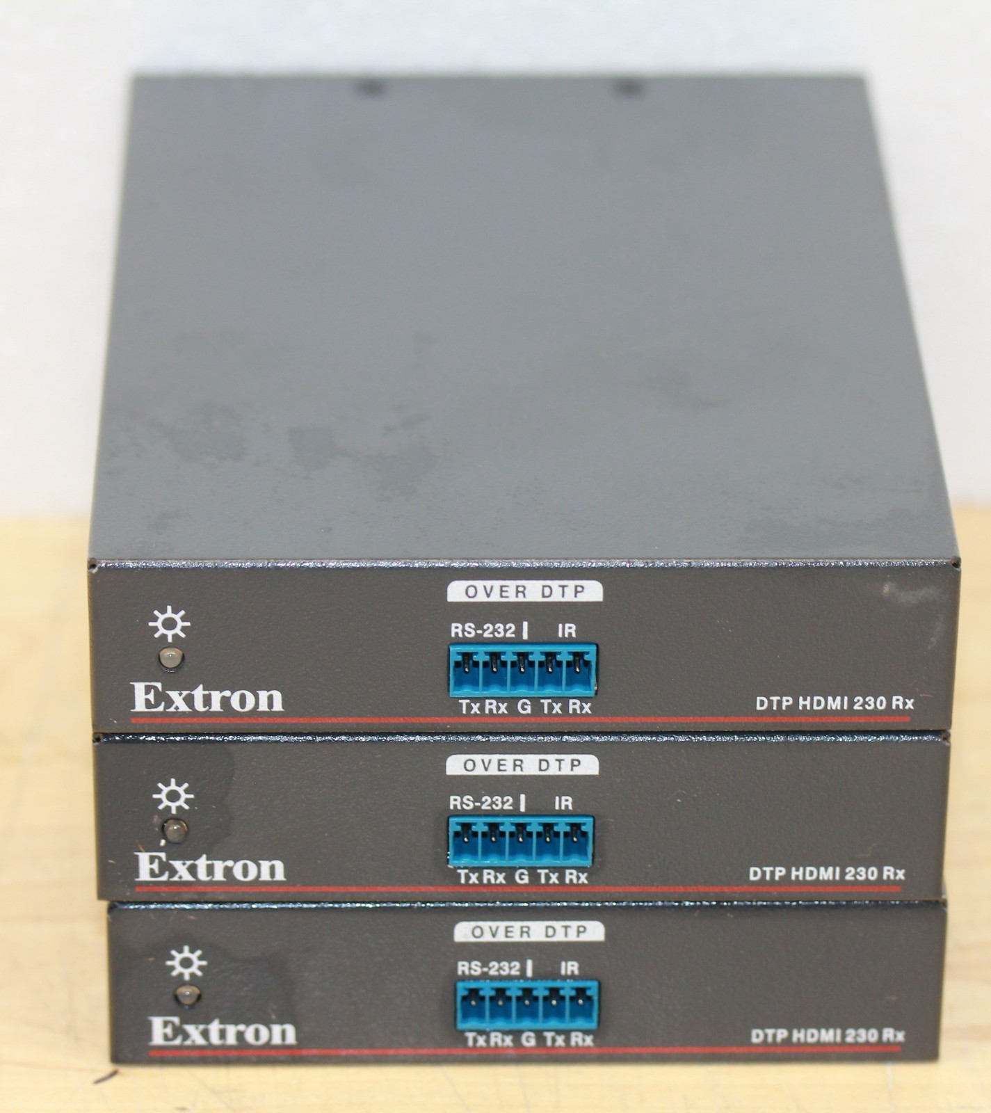 Lot of 3 Extron DTP HDMI 230 Rx (no PS)