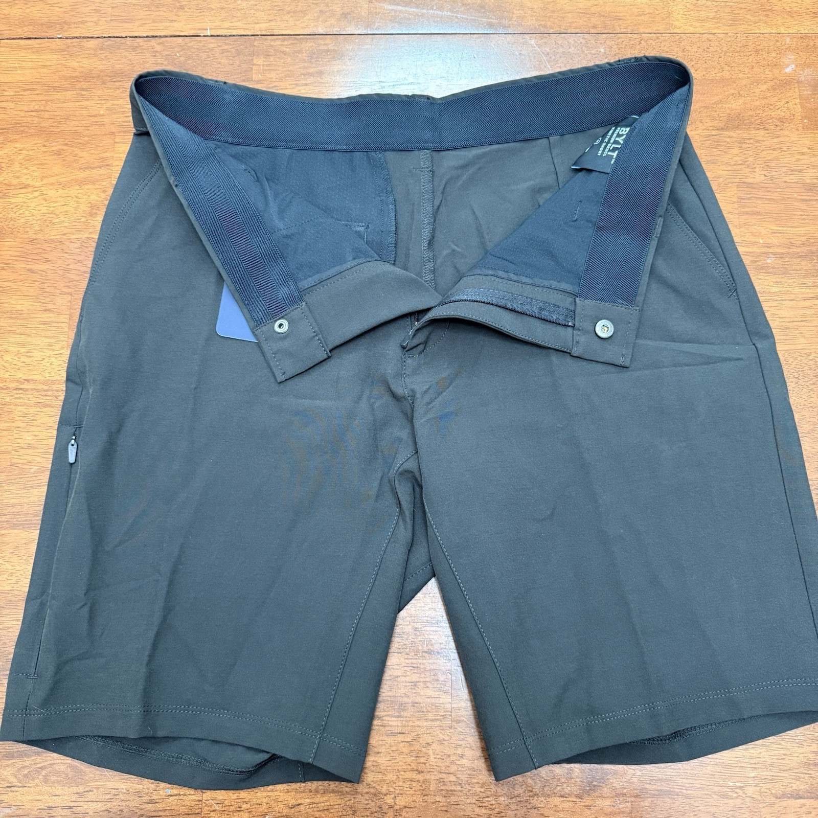 NWT BYLT Premium Basics Kinetic Short Men's Medium Black Golf Performance