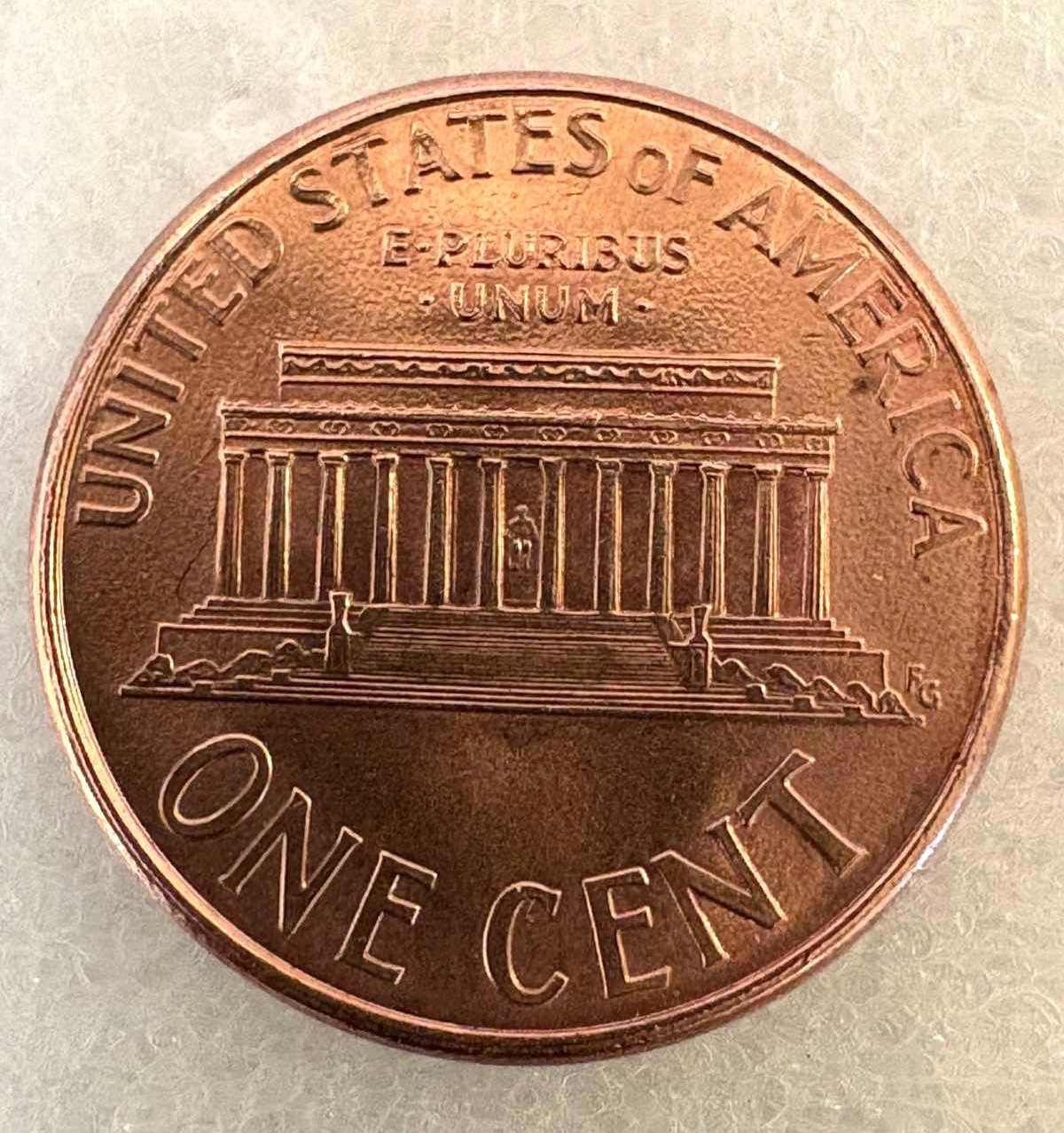 1997 U.S. penny no mint mark, Close AM, Rim Errors, off-center & More