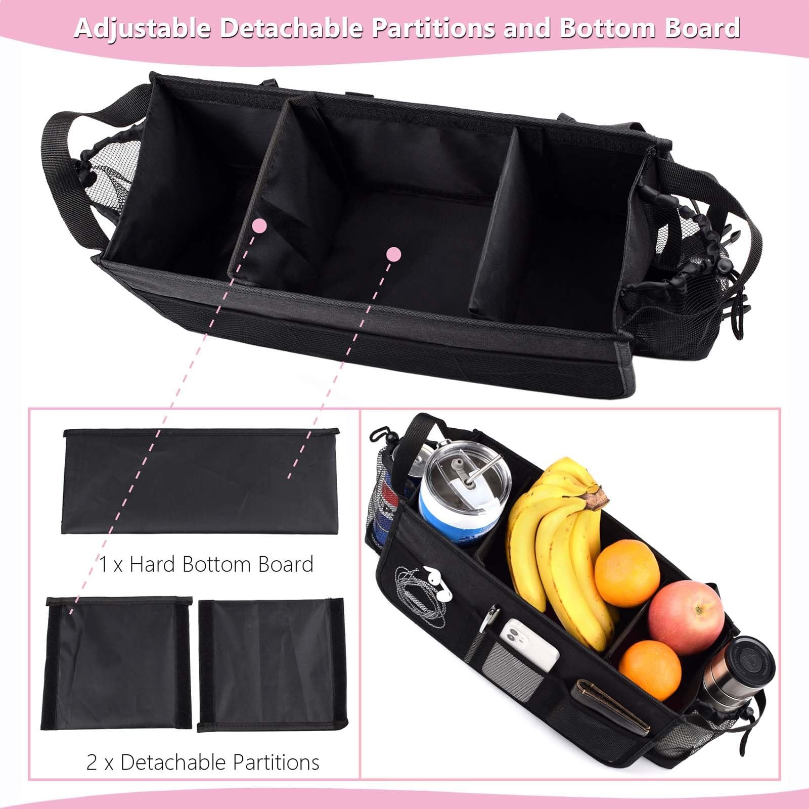 Upgraded Rollator Basket Foldable Rollator Walker Storage Bag with Cup Holder...