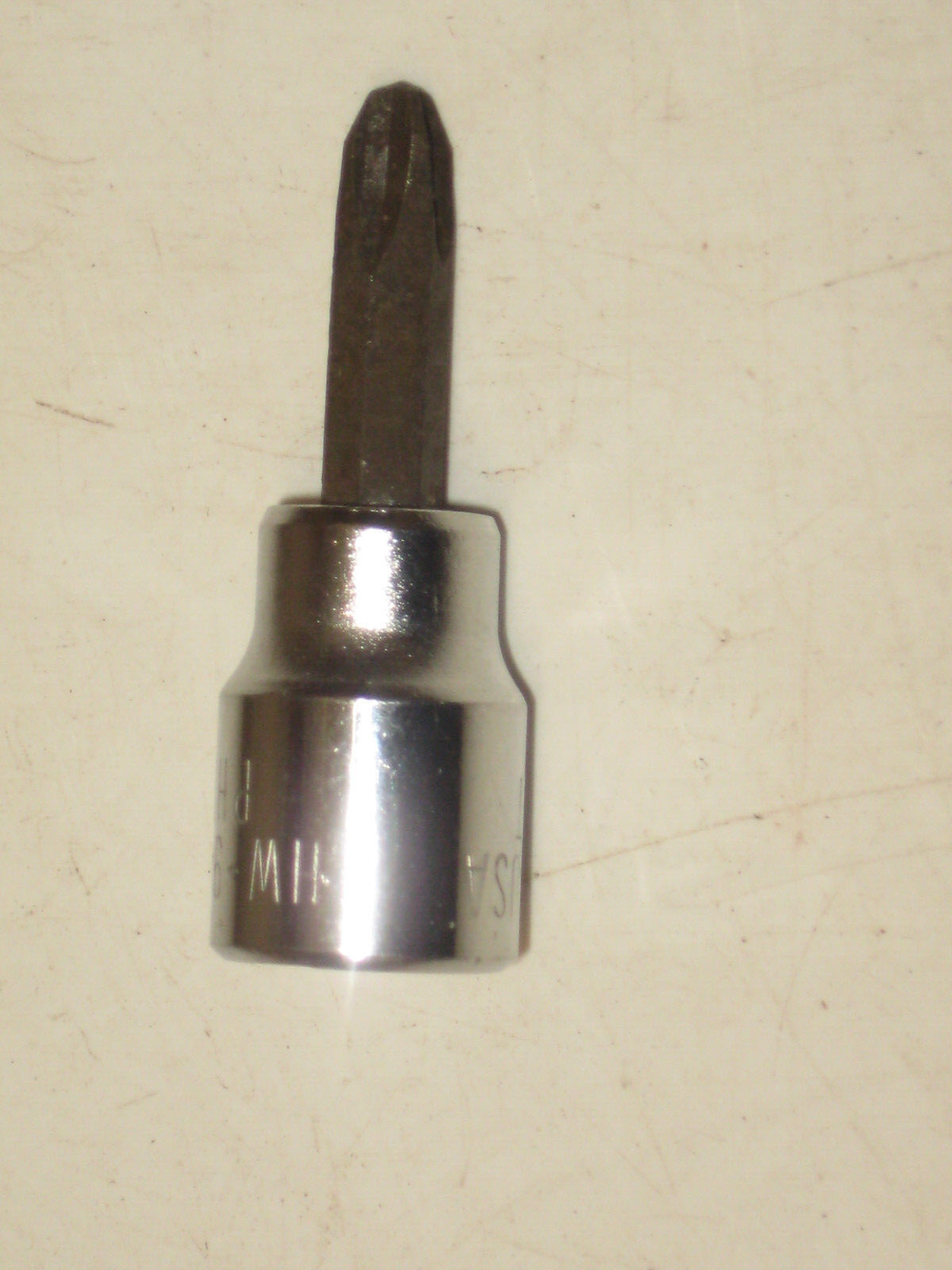 NEW 3/8"-dr # 3 PHILLIPS SCREWDRIVER BIT SOCKET, USA, BLACKHAWK # HW-9452