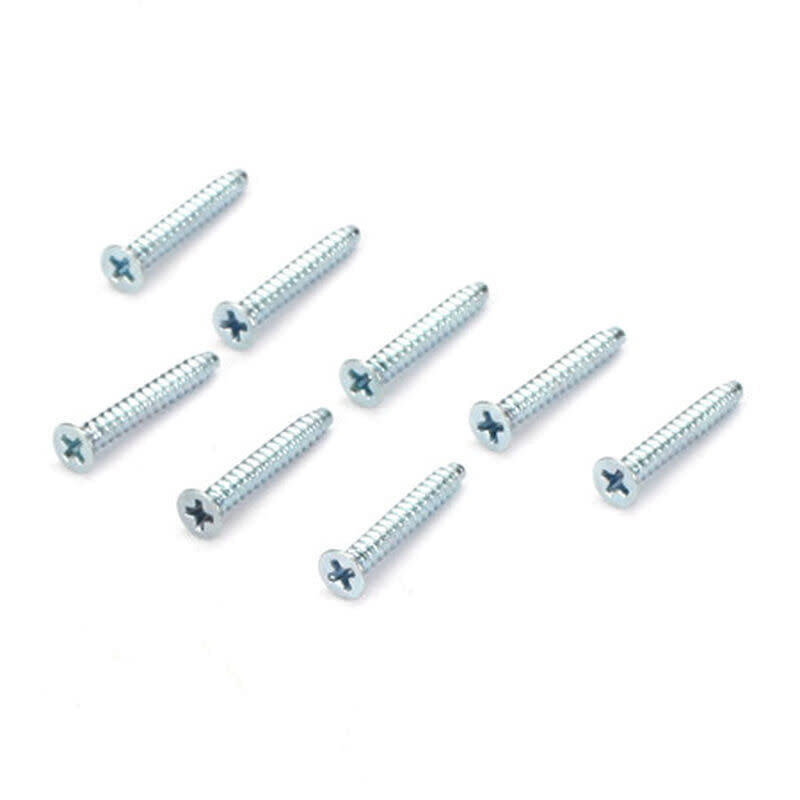 DUB2299 DuBro 3x20mm Flat Head Self tap Screws (8)