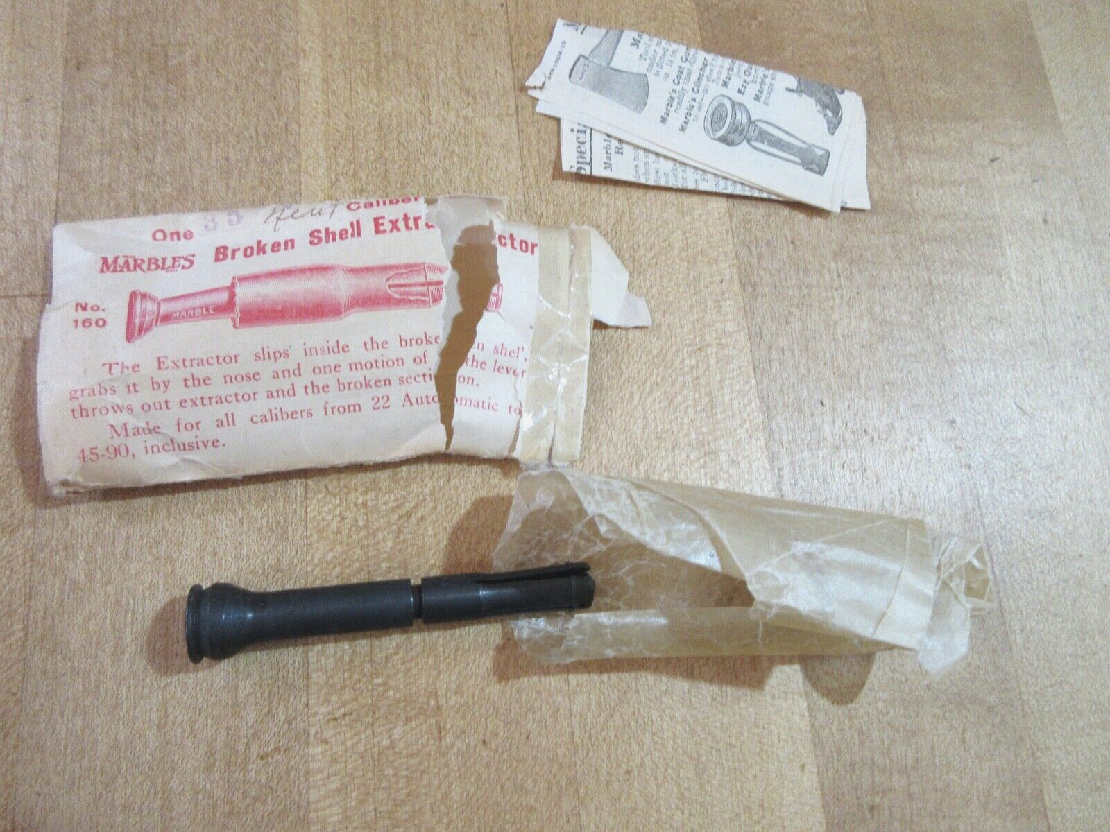 Marbles Broken Shell Extractor for 35 Newton  looks unused in open pkg. (w17)
