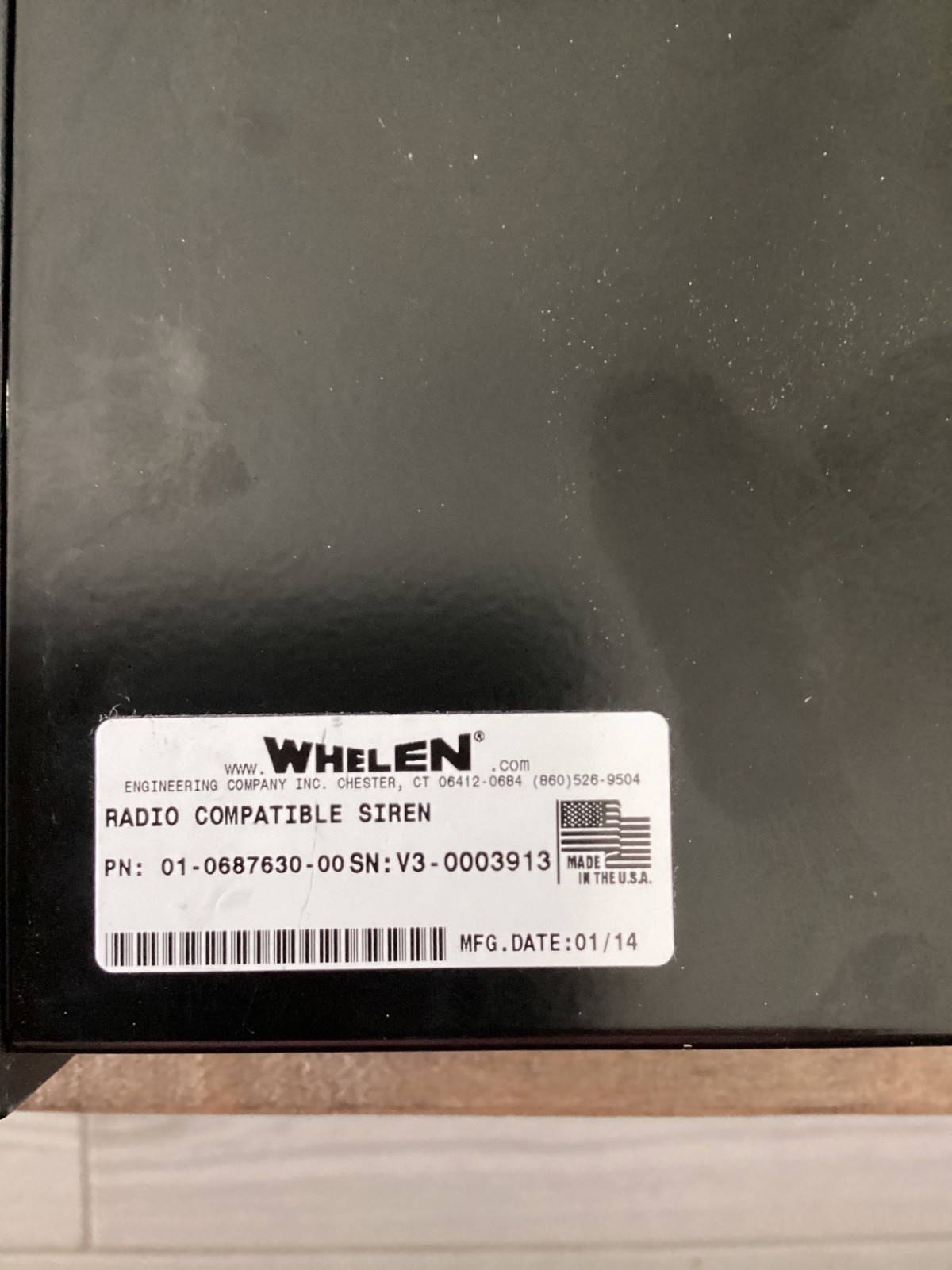 Whelen Siren / Light Control Interface Box - Untested / As-Is