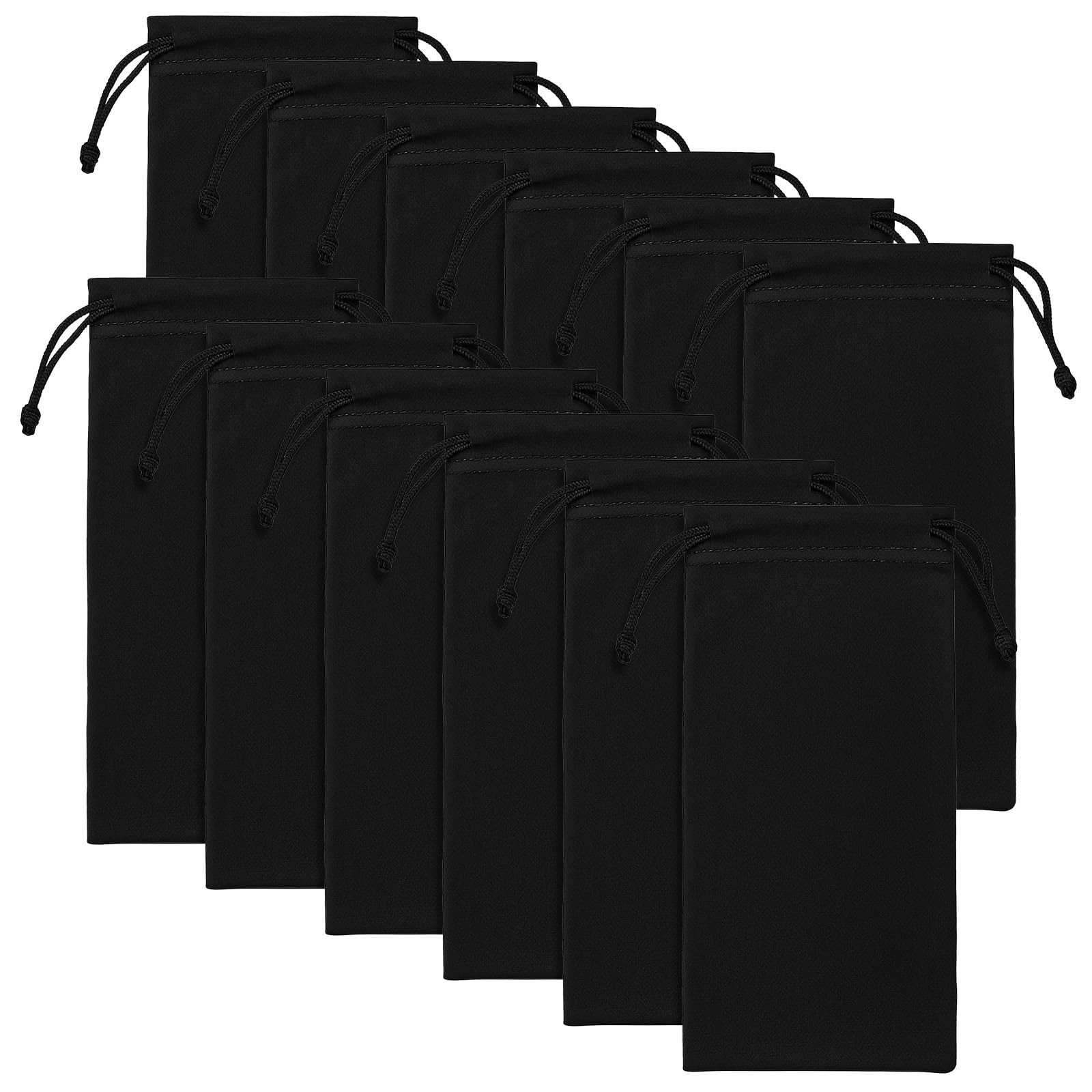 simarro 12-piece Microfiber Sunglasses Bag, Soft Sunglass Case, 7 x 3.5-inch ...