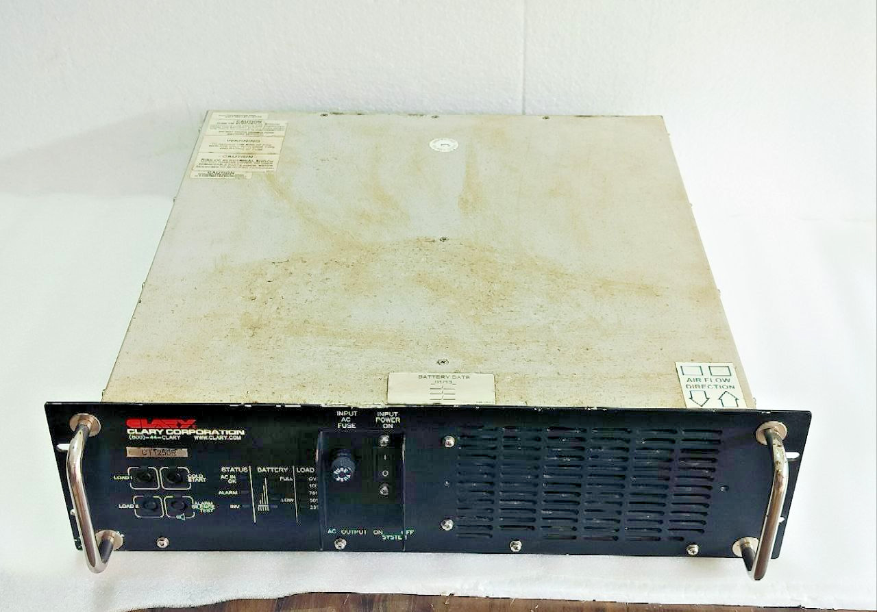 Clary Corporation CT1250R Uninterruptible Power Supply 120/220VAC 1250VA 50/60HZ