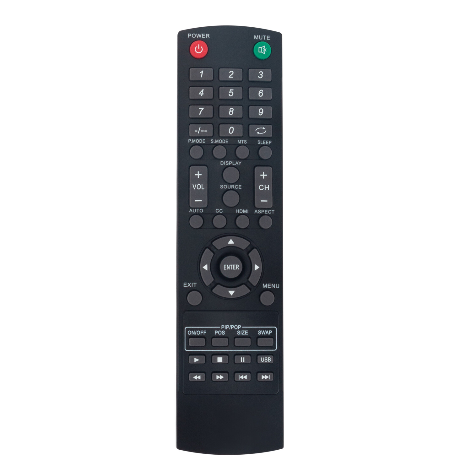 New Replace Remote Control fit for POLAROID DVD TV Combo TV