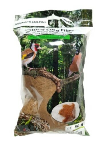 2 x COCO FIBRE BUNDLE-NESTING MATERIAL FOR SMALL CAGED BIRDS 50g-TOP QUALITY