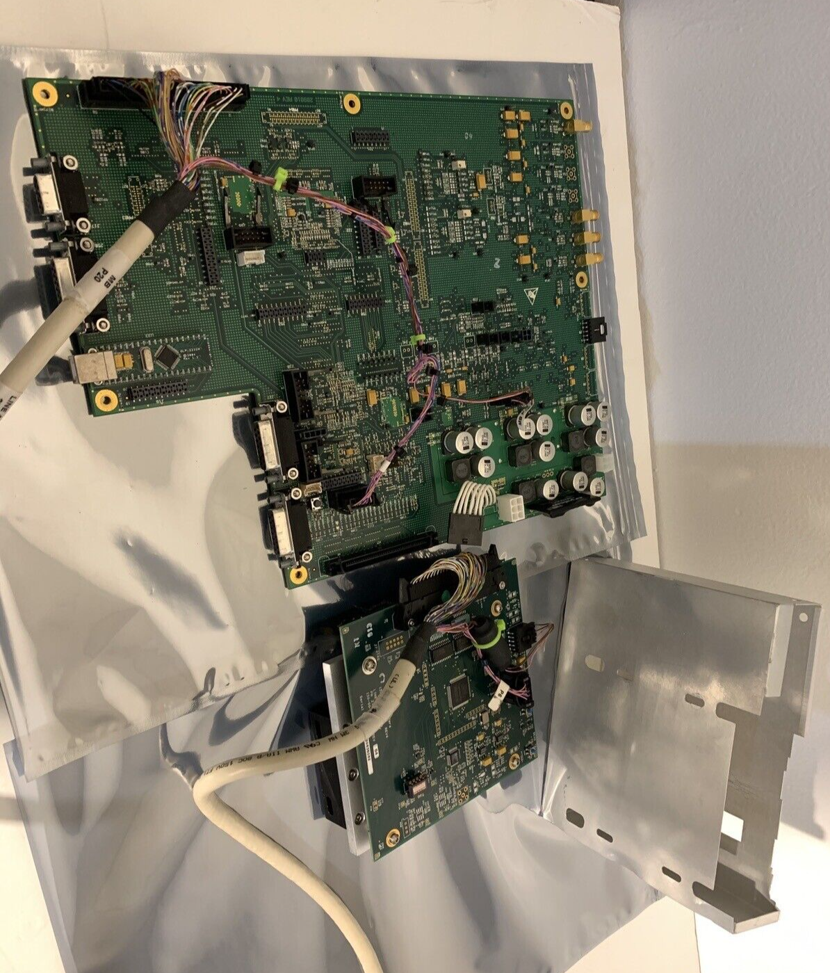 Illumina/Cyvera Line Array Camera 277579 with Main Circuit Board and Cables.