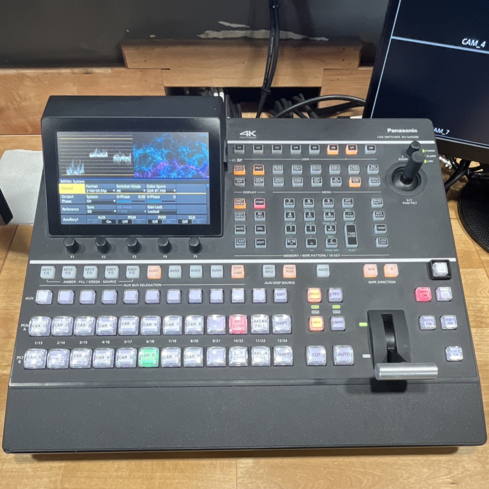Panasonic AV-UHS500 4k Switcher  12G  with two extra sdi cards