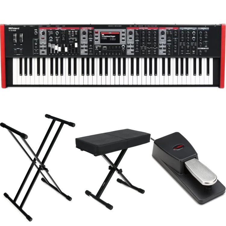 Roland V-Stage76 Stage Piano Essentials Bundle