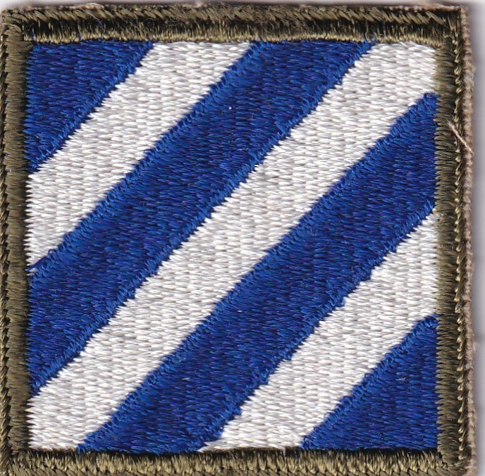 3rd Infantry Division patch real WWII make unissued