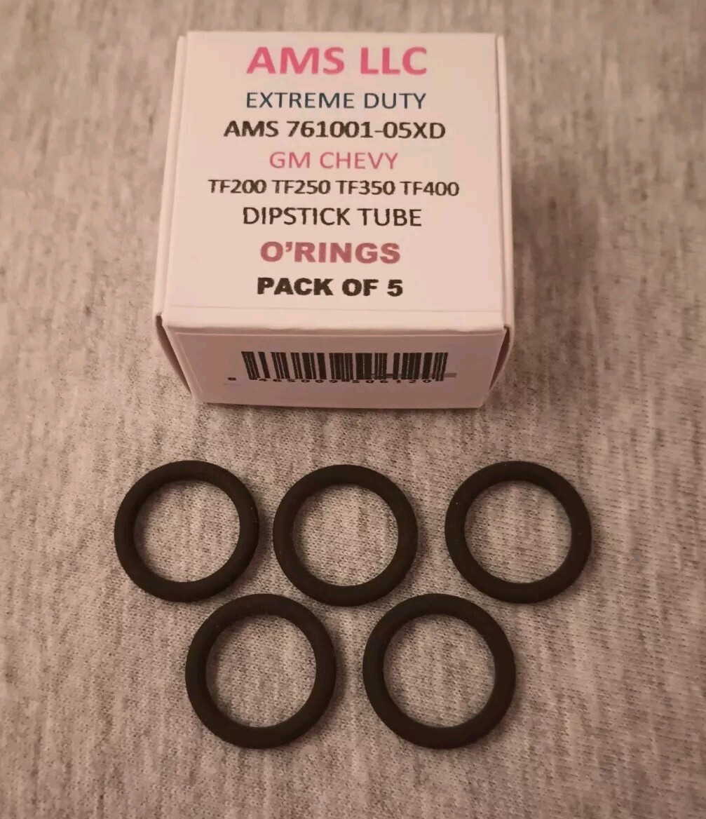 PACK OF 5 EXTREME DUTY TURBO TH350 TH400 TRANSMISSION Dipstick Tube O-Rings