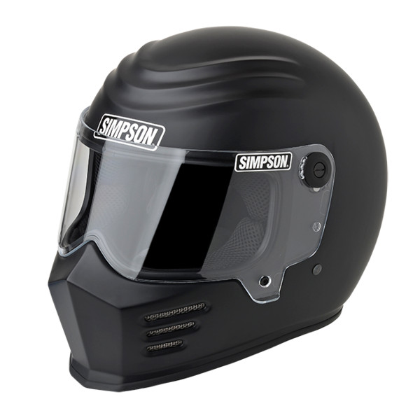 Simpson Racing Outlaw Bandit Motorcycle Helmet Flat Black - XX-Large - DOT/SNELL