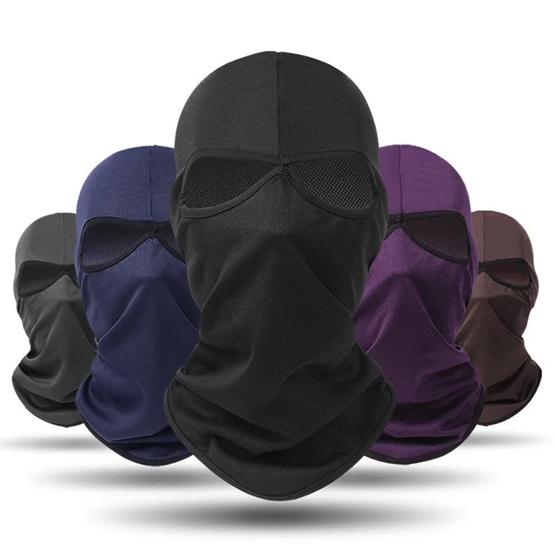 Balaclava Ski Mask Motorcycle Windproof Sun Protection Head Cover for Men Women
