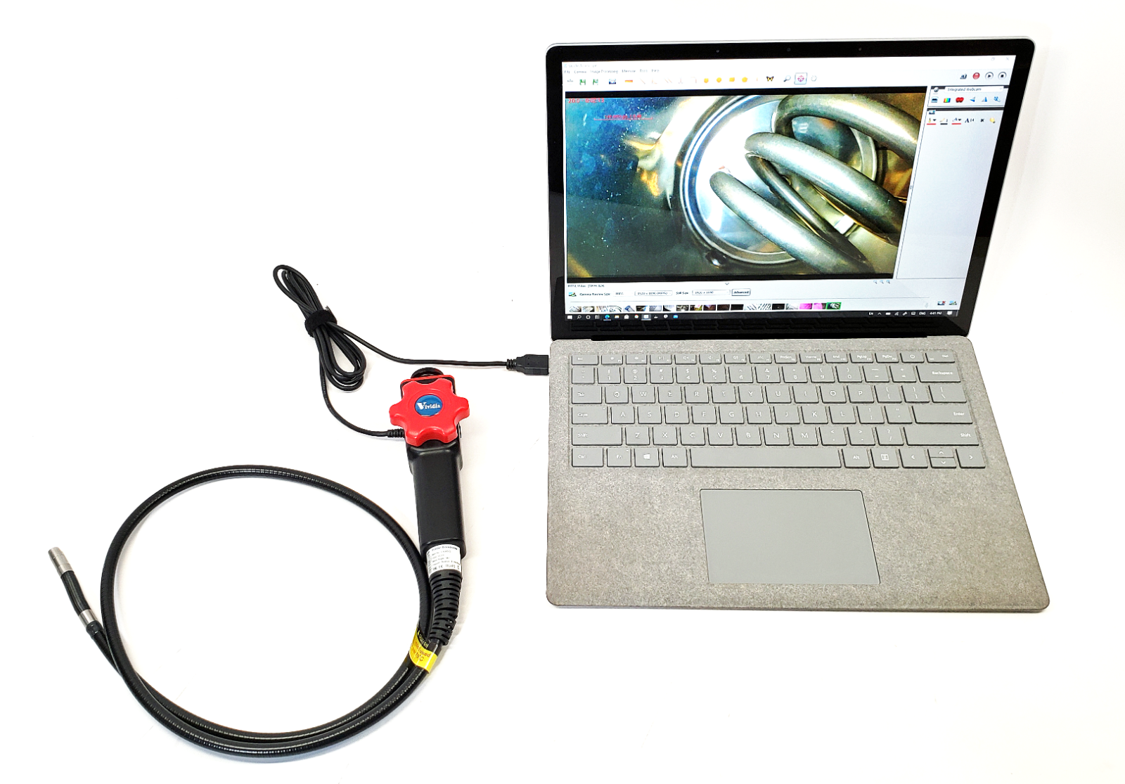 Vividia VA-880 USB Articulating Borescope Diagnostic Inspection Camera PC Phone