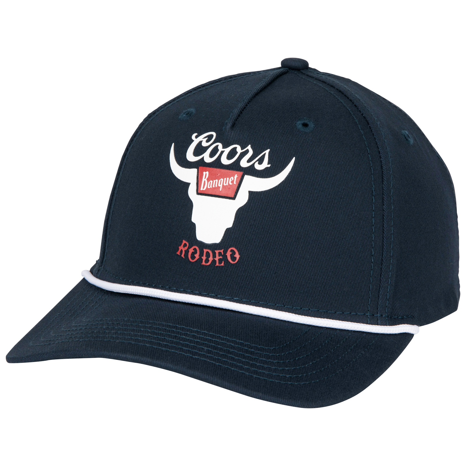 Coors Banquet Rodeo Navy Colorway Rope Hat Blue