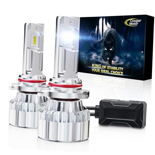 Fog Light 9005 Bulb, 9005 Fog Lights with Double CANBUS-Ready White Lights