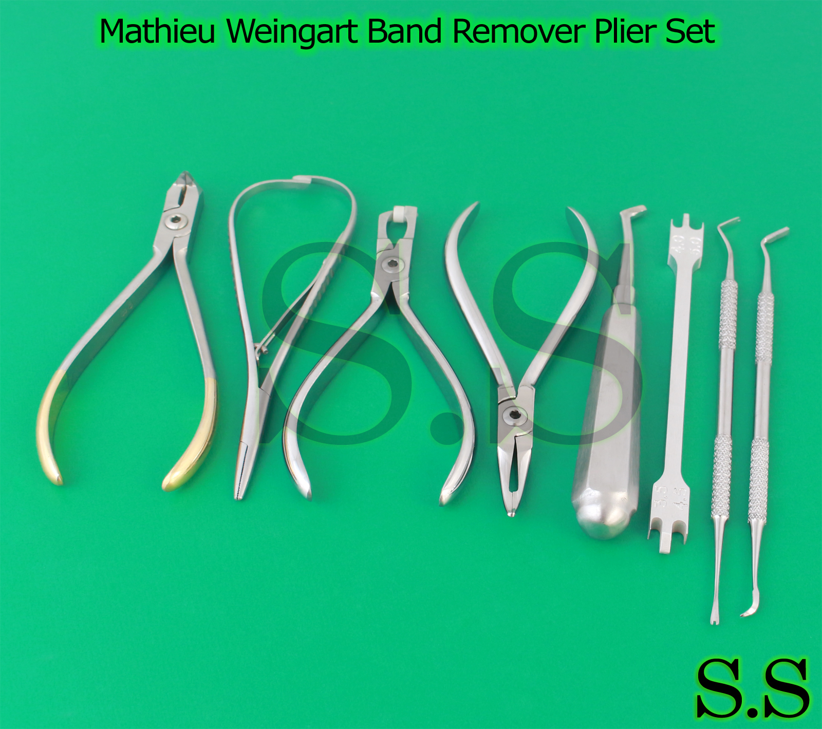 Mathieu Weingart Band Remover Plier Distal End Cutter Orthodontic Kit,DN-2091